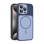 Custodia magnetica per telefono Shield con contrasto cromatico e protezione per l'obiettivo., For iPhone 15 Pro, For iPhone 15, For iPhone 14 / 13, For iPhone 14 Pro