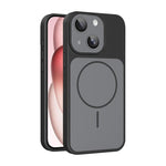 Custodia magnetica per telefono Shield con contrasto cromatico e protezione per l'obiettivo., For iPhone 15 Pro, For iPhone 15, For iPhone 14 / 13, For iPhone 14 Pro