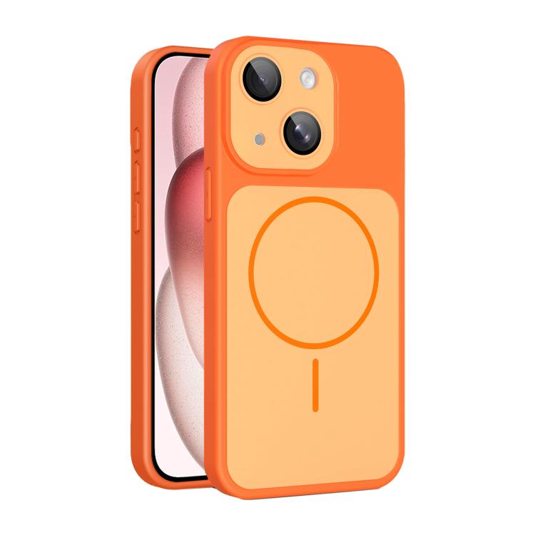 Custodia magnetica per telefono Shield con contrasto cromatico e protezione per l'obiettivo., For iPhone 15 Pro, For iPhone 15, For iPhone 14 / 13, For iPhone 14 Pro
