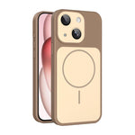 Custodia magnetica per telefono Shield con contrasto cromatico e protezione per l'obiettivo., For iPhone 15 Pro, For iPhone 15, For iPhone 14 / 13, For iPhone 14 Pro