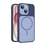 Custodia magnetica per telefono Shield con contrasto cromatico e protezione per l'obiettivo., For iPhone 15 Pro, For iPhone 15, For iPhone 14 / 13, For iPhone 14 Pro