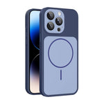 Custodia magnetica per telefono Shield con contrasto cromatico e protezione per l'obiettivo., For iPhone 14 Pro Max, For iPhone 13 Pro Max, For iPhone 13 Pro