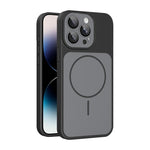 Custodia magnetica per telefono Shield con contrasto cromatico e protezione per l'obiettivo., For iPhone 15 Pro, For iPhone 15, For iPhone 14 / 13, For iPhone 14 Pro