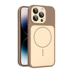 Custodia magnetica per telefono Shield con contrasto cromatico e protezione per l'obiettivo., For iPhone 15 Pro, For iPhone 15, For iPhone 14 / 13, For iPhone 14 Pro
