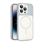 Custodia magnetica per telefono Shield con contrasto cromatico e protezione per l'obiettivo., For iPhone 15 Pro, For iPhone 15, For iPhone 14 / 13, For iPhone 14 Pro