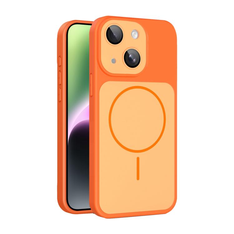 Custodia magnetica per telefono Shield con contrasto cromatico e protezione per l'obiettivo., For iPhone 15 Pro, For iPhone 15, For iPhone 14 / 13, For iPhone 14 Pro