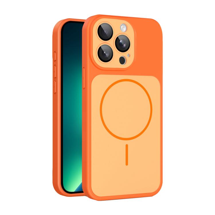 Custodia magnetica per telefono Shield con contrasto cromatico e protezione per l'obiettivo., For iPhone 14 Pro Max, For iPhone 13 Pro Max, For iPhone 13 Pro