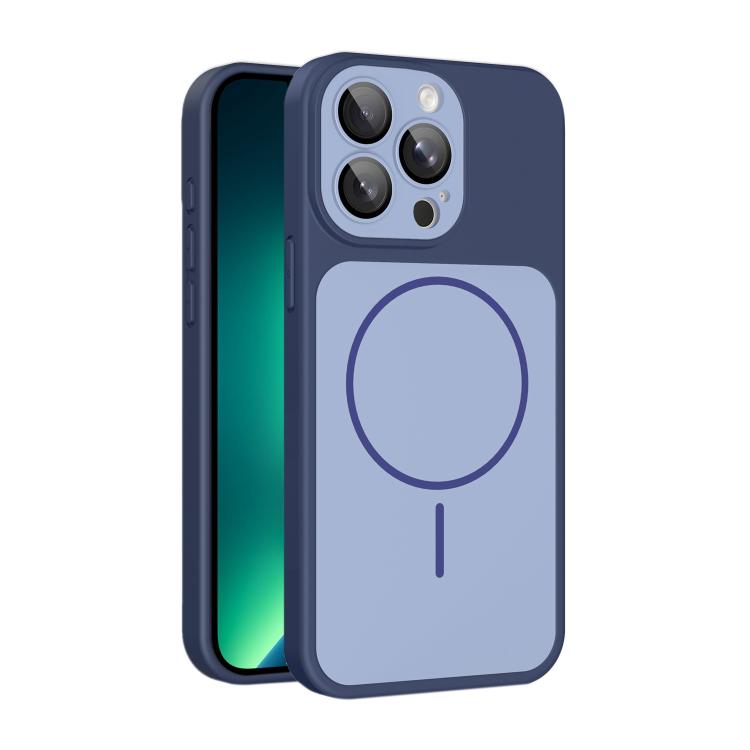 Custodia magnetica per telefono Shield con contrasto cromatico e protezione per l'obiettivo., For iPhone 14 Pro Max, For iPhone 13 Pro Max, For iPhone 13 Pro