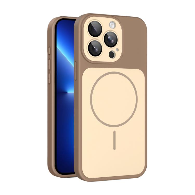 Custodia magnetica per telefono Shield con contrasto cromatico e protezione per l'obiettivo., For iPhone 14 Pro Max, For iPhone 13 Pro Max, For iPhone 13 Pro