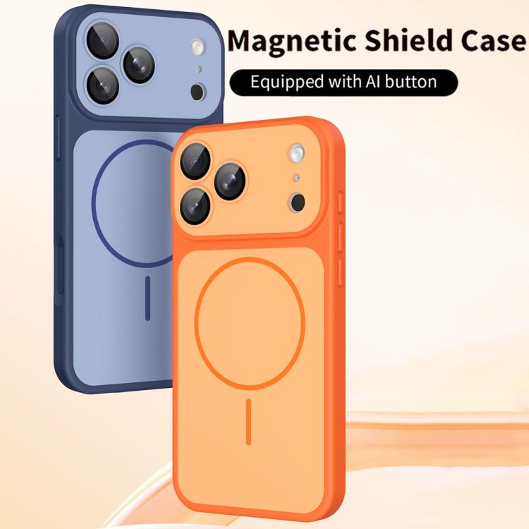 Custodia magnetica per telefono Shield con contrasto cromatico e protezione per l'obiettivo., For iPhone 17 Pro Max, For iPhone 17 Pro, For iPhone 17, For iPhone Air
