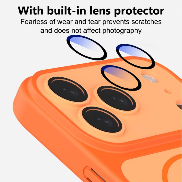 Custodia magnetica per telefono Shield con contrasto cromatico e protezione per l'obiettivo., For iPhone 16 Pro Max, For iPhone 16 Pro, For iPhone 16, For iPhone 15 Pro Max