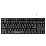 Tastiera meccanica curva SHIPADOO K87 a 87 tasti USB