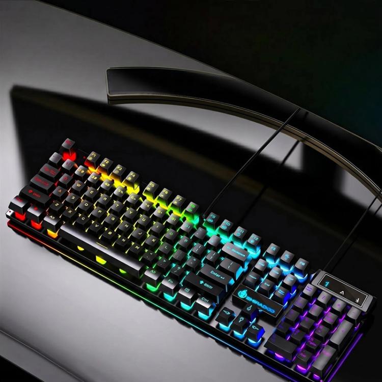 Tastiera USB cablata SHIPADOO K500 con retroilluminazione