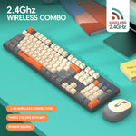 Set tastiera e mouse wireless SHIPADOO 2.4G 1600 DPI