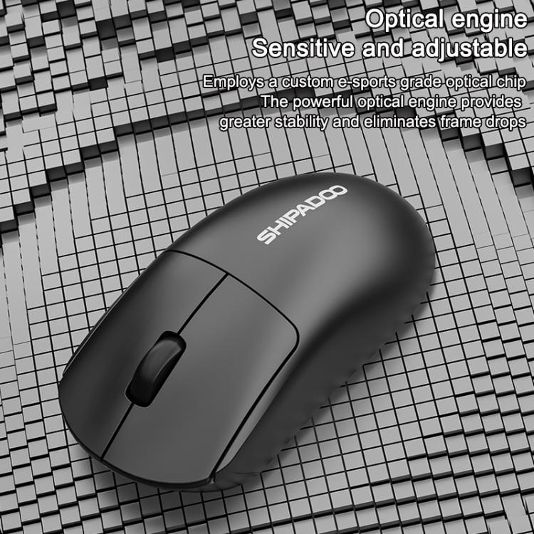 Mouse wireless 2.4G SHIPADOO W200 per ufficio e gaming