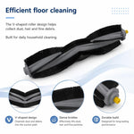 Accessori di ricambio per l'aspirapolvere robot Ecovacs DEEBOT T10 TURBO / T10 OMNI, Main Brush, White Filter+Sponge, Black Filter, Activated Carbon Filter, 2pcs White Side Brush, 2pcs Black Side Brush, Gray Mop Pad, Striped Mop Pad, Circular Mop Pad  ...