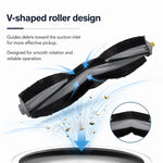 Accessori di ricambio per l'aspirapolvere robot Ecovacs DEEBOT T10 TURBO / T10 OMNI, Main Brush, White Filter+Sponge, Black Filter, Activated Carbon Filter, 2pcs White Side Brush, 2pcs Black Side Brush, Gray Mop Pad, Striped Mop Pad, Circular Mop Pad  ...