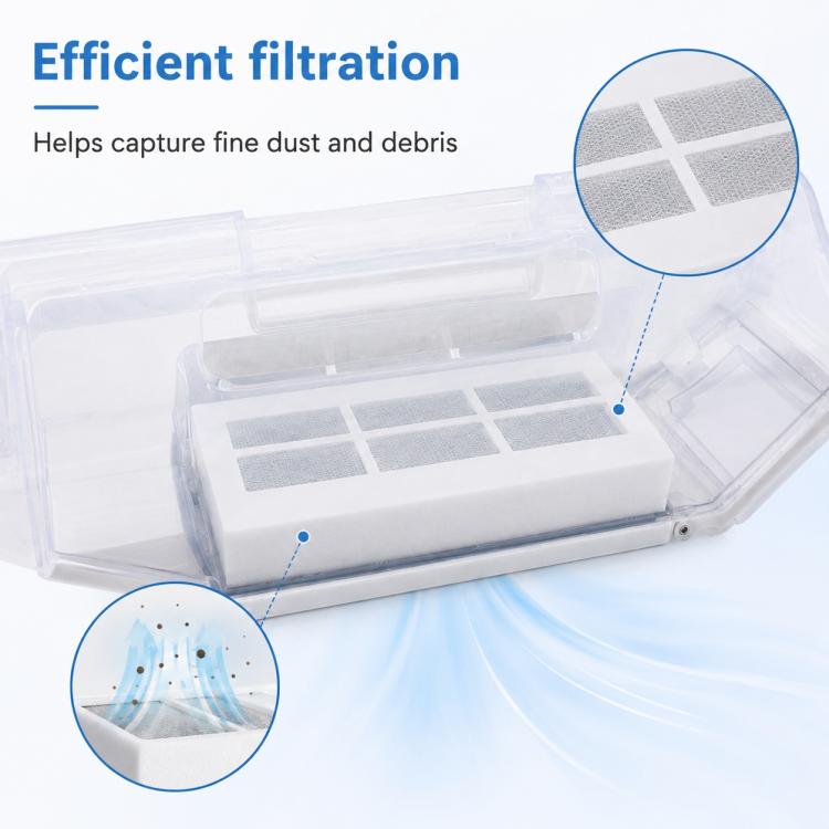 Accessori di ricambio per l'aspirapolvere robot Ecovacs DEEBOT T30 / T30 Pro / T30 Max, Dust Box, Main Brush Cover, Mop Pad Holder