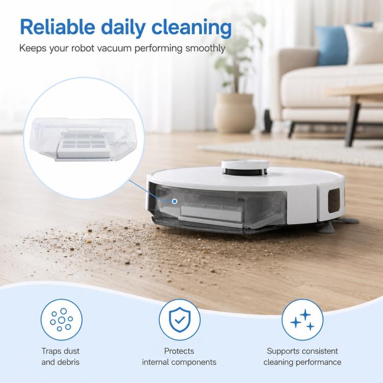 Accessori di ricambio per l'aspirapolvere robot Ecovacs DEEBOT T30 / T30 Pro / T30 Max, Dust Box, Main Brush Cover, Mop Pad Holder