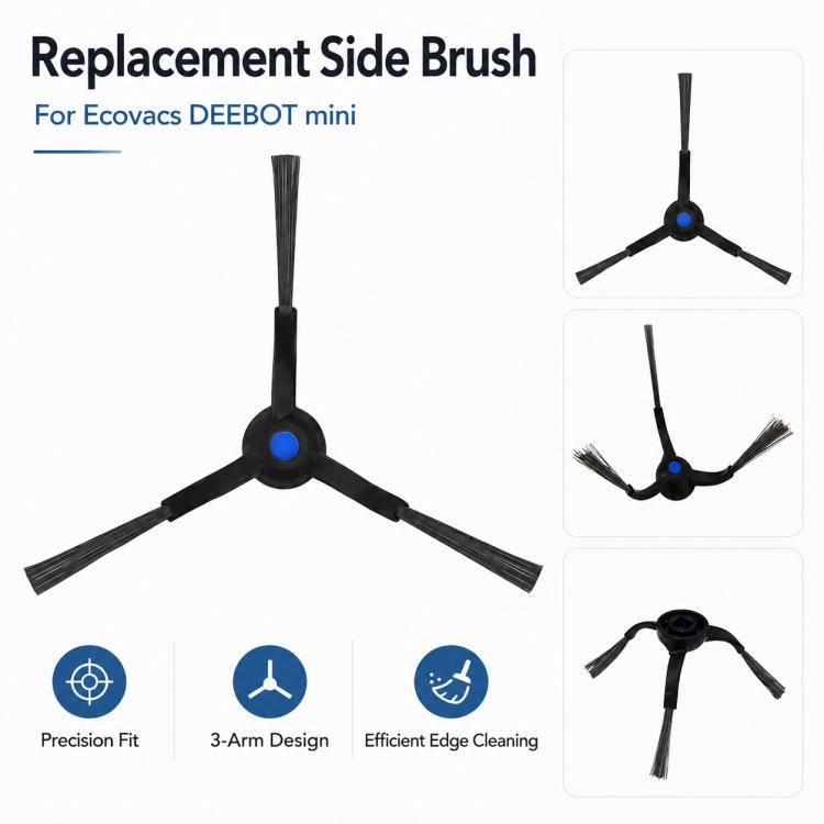Accessori di ricambio per l'aspirapolvere robot Ecovacs DEEBOT mini, Side Brush, Mop Pad, Activated Carbon Dust Bag, Main Brush, Filter