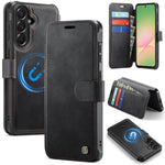 Custodia per telefono AutSpace A15 con chiusura magnetica retrò in ecopelle., For Galaxy A57 5G, For Galaxy A37 5G