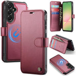 Custodia per telefono AutSpace A15 con chiusura magnetica retrò in ecopelle., For Galaxy A57 5G, For Galaxy A37 5G
