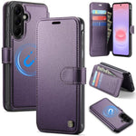 Custodia per telefono AutSpace A15 con chiusura magnetica retrò in ecopelle., For Galaxy A57 5G, For Galaxy A37 5G