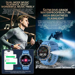 Smartwatch sportivo GPS S99 da 1,43 pollici, con supporto per chiamate Bluetooth, monitoraggio della frequenza cardiaca, dell'ossigeno nel sangue e del sonno.