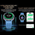 Smartwatch sportivo GPS S99 da 1,43 pollici, con supporto per chiamate Bluetooth, monitoraggio della frequenza cardiaca, dell'ossigeno nel sangue e del sonno.