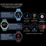Smartwatch sportivo GPS S99 da 1,43 pollici, con supporto per chiamate Bluetooth, monitoraggio della frequenza cardiaca, dell'ossigeno nel sangue e del sonno.