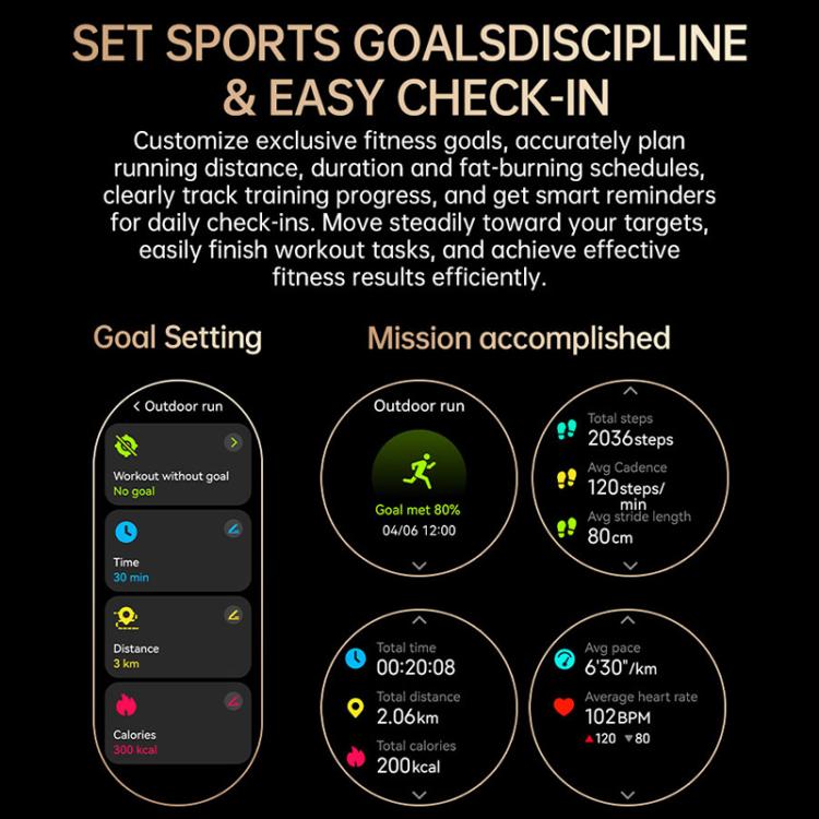 Smartwatch sportivo GPS S99 da 1,43 pollici, con supporto per chiamate Bluetooth, monitoraggio della frequenza cardiaca, dell'ossigeno nel sangue e del sonno.