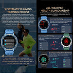 Smartwatch sportivo GPS S99 da 1,43 pollici, con supporto per chiamate Bluetooth, monitoraggio della frequenza cardiaca, dell'ossigeno nel sangue e del sonno.