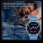 Smartwatch sportivo GPS S99 da 1,43 pollici, con supporto per chiamate Bluetooth, monitoraggio della frequenza cardiaca, dell'ossigeno nel sangue e del sonno.
