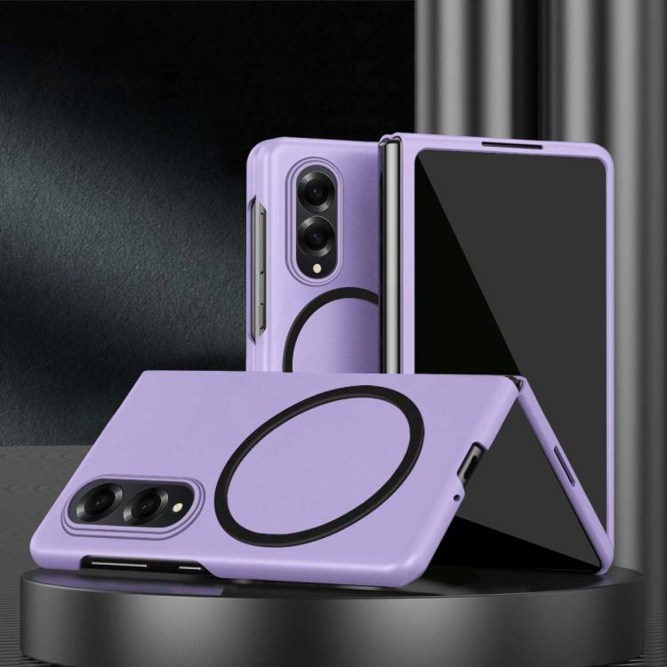 Custodia per telefono magnetica antiurto con effetto pelle, For Galaxy Z Fold8 5G