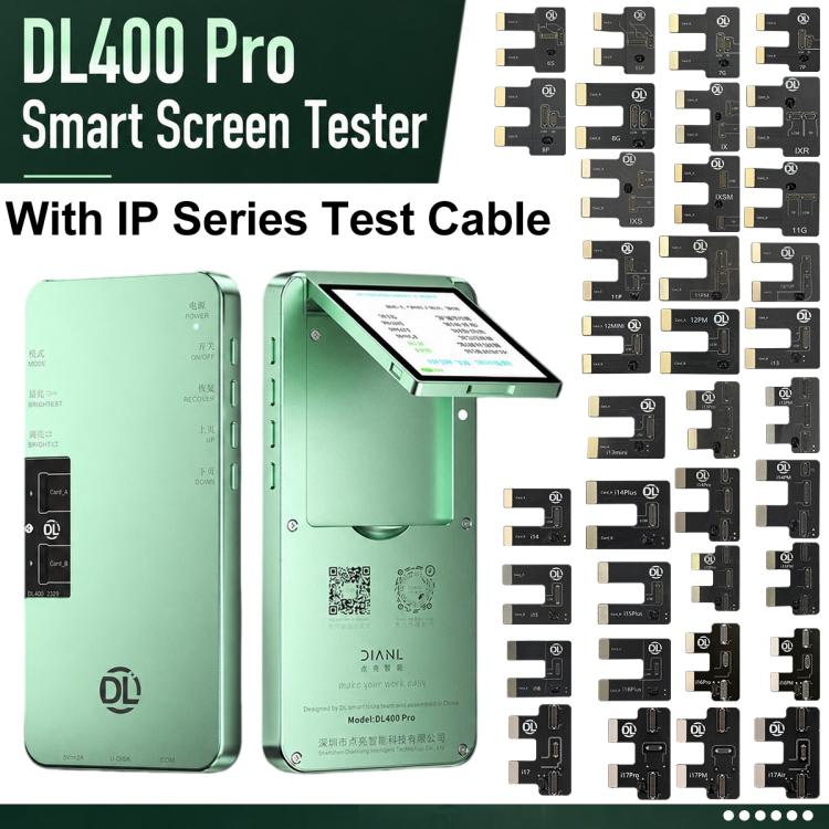 DL400 Pro iTestBox Set di tester multifunzione per display e touch screen per iPhone 6-17 Pro Max, For iPhone 6-17 Pro Max