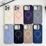 Custodia magnetica per telefono in silicone liquido con supporto per obiettivo, For iPhone 17 Pro Max, For iPhone 17 Pro, For iPhone 17