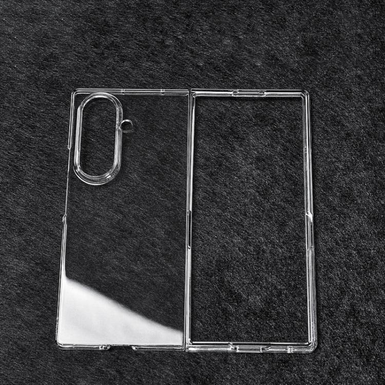 Custodia per telefono in PC trasparente ad alta definizione a due strati, For Galaxy Z Fold8 5G, For Galaxy Z Fold8 Ultra 5G, For Galaxy Z Flip8 5G