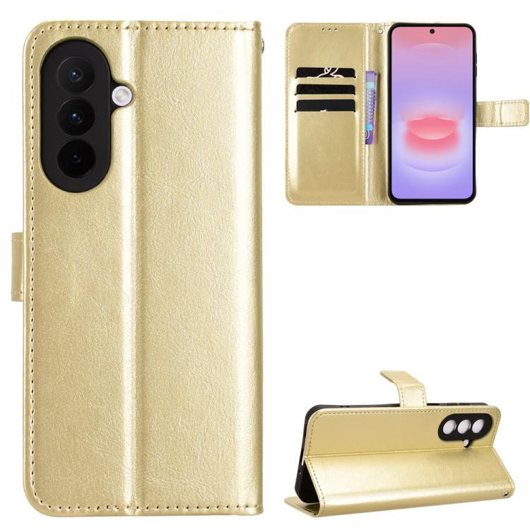 Custodia per telefono in ecopelle con texture Crazy Horse in stile retrò., For Galaxy A57 5G, For Galaxy A37 5G, For Galaxy A27 5G