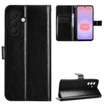 Custodia per telefono in ecopelle con texture Crazy Horse in stile retrò., For Galaxy A57 5G, For Galaxy A37 5G, For Galaxy A27 5G