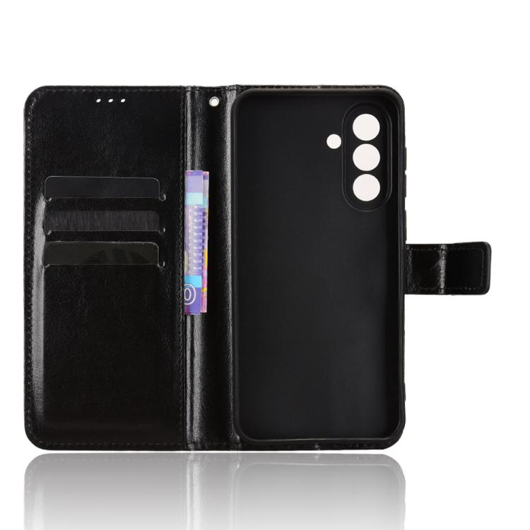 Custodia per telefono in ecopelle con texture Crazy Horse in stile retrò., For Galaxy A57 5G, For Galaxy A37 5G, For Galaxy A27 5G