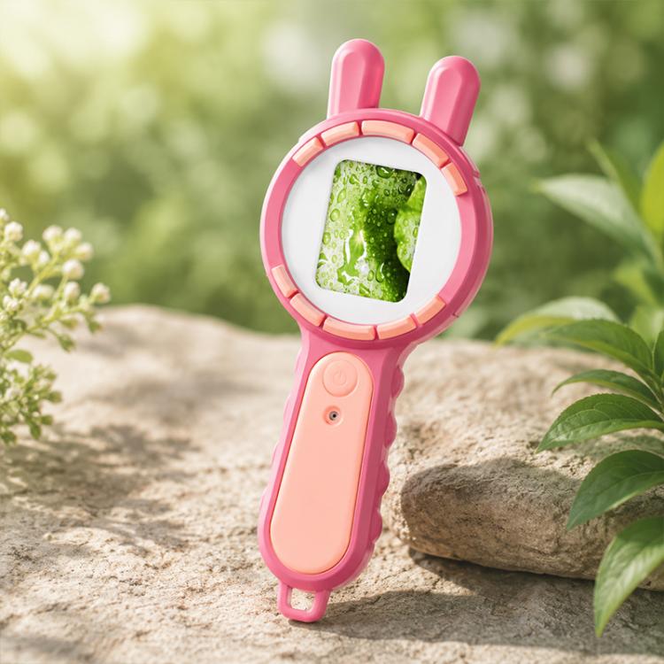 Lente d'ingrandimento intelligente portatile per bambini V37 200X con schermo IPS da 2 pollici.