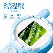 Lente d'ingrandimento intelligente portatile per bambini V37 200X con schermo IPS da 2 pollici.
