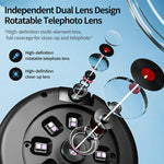 Lente d'ingrandimento intelligente portatile V5 500X con schermo IPS da 2,4 pollici