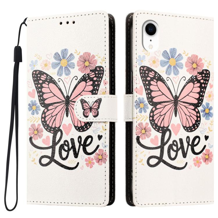 CH002 Custodia per telefono in pelle vegana con fibbia e disegno colorato, For iPhone XR, For iPhone XS Max, For iPhone 8 Plus / 7 Plus