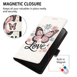 CH002 Custodia per telefono in pelle vegana con fibbia e disegno colorato, For iPhone XR, For iPhone XS Max, For iPhone 8 Plus / 7 Plus