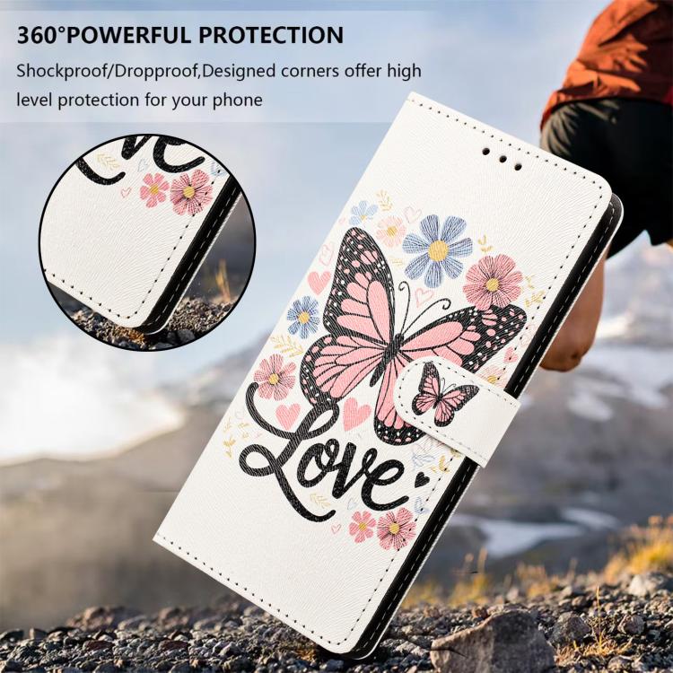 CH002 Custodia per telefono in pelle vegana con fibbia e disegno colorato, For iPhone XR, For iPhone XS Max, For iPhone 8 Plus / 7 Plus