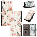 CH002 Custodia per telefono in pelle vegana con fibbia e disegno colorato, For iPhone XR, For iPhone XS Max, For iPhone 8 Plus / 7 Plus