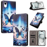 CH002 Custodia per telefono in pelle vegana con fibbia e disegno colorato, For iPhone XR, For iPhone XS Max, For iPhone 8 Plus / 7 Plus