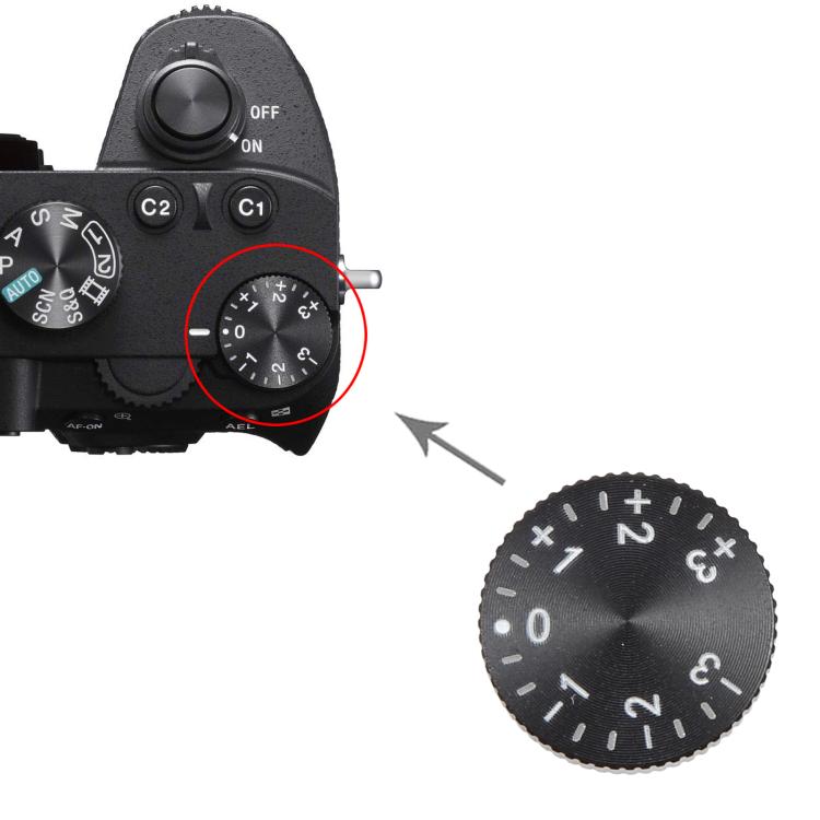 Manopola compensazione esposizione per Sony Alpha 7 III