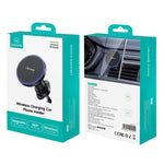 Supporto auto con ricarica wireless magnetica 15W per smartphone